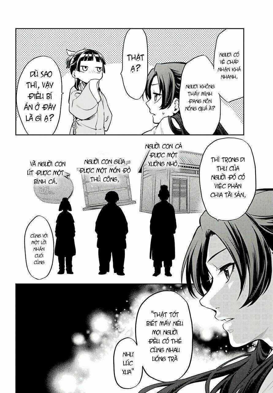 Dược Sư Tự Sự - Nhật Ký Giải Mã Bí Ẩn Chốn Hậu Cung Của Maomao Chapter 26 trang 3