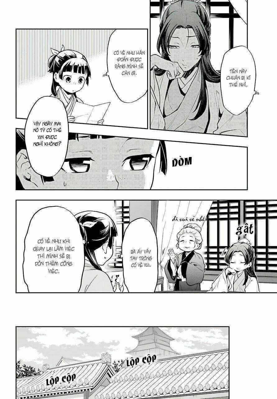 Dược Sư Tự Sự - Nhật Ký Giải Mã Bí Ẩn Chốn Hậu Cung Của Maomao Chapter 26 trang 5