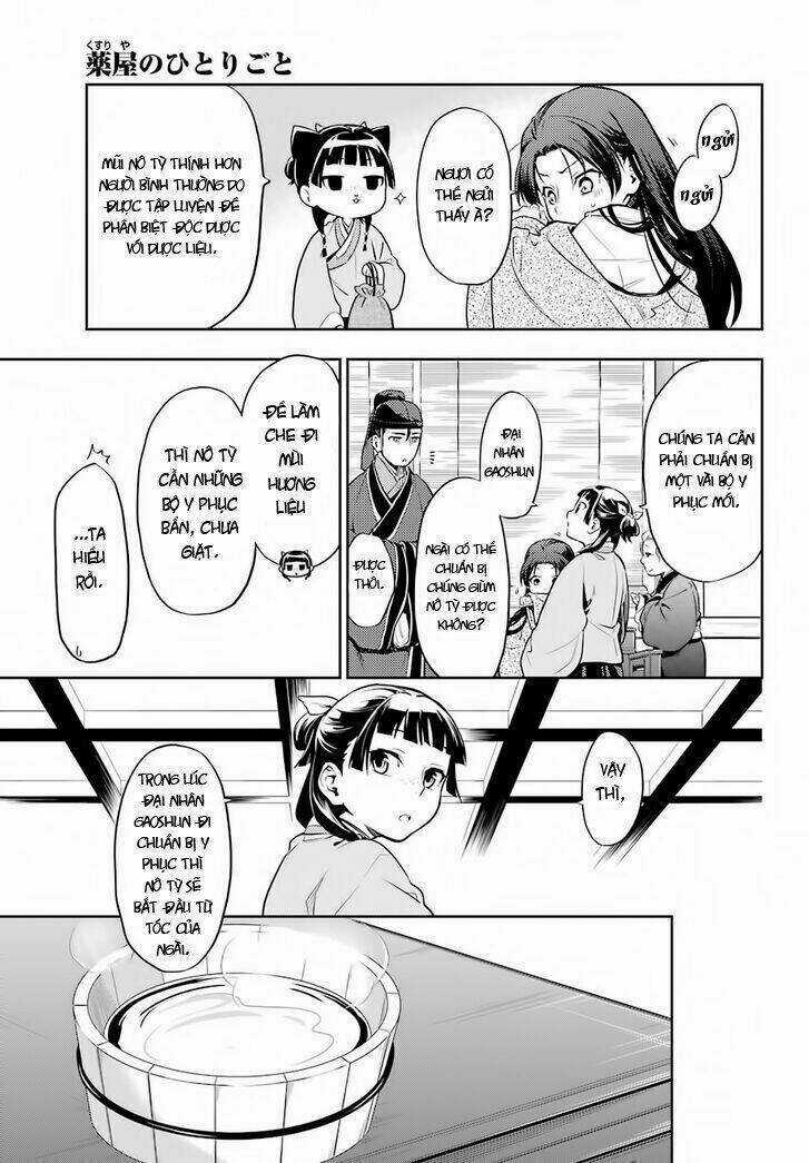 Dược Sư Tự Sự - Nhật Ký Giải Mã Bí Ẩn Chốn Hậu Cung Của Maomao Chapter 27 trang 10