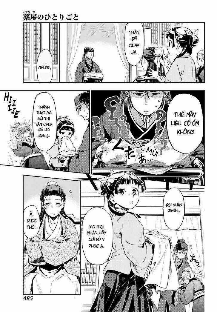 Dược Sư Tự Sự - Nhật Ký Giải Mã Bí Ẩn Chốn Hậu Cung Của Maomao Chapter 27 trang 12