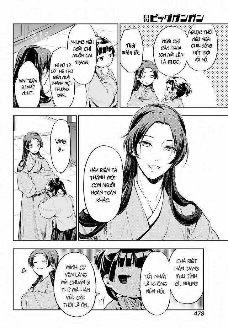 Dược Sư Tự Sự - Nhật Ký Giải Mã Bí Ẩn Chốn Hậu Cung Của Maomao Chapter 27 trang 5