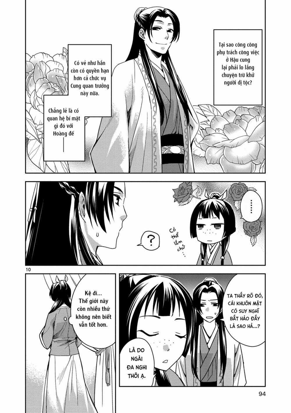 Dược Sư Tự Sự - Nhật Ký Giải Mã Bí Ẩn Chốn Hậu Cung Của Maomao Chapter 3 trang 10