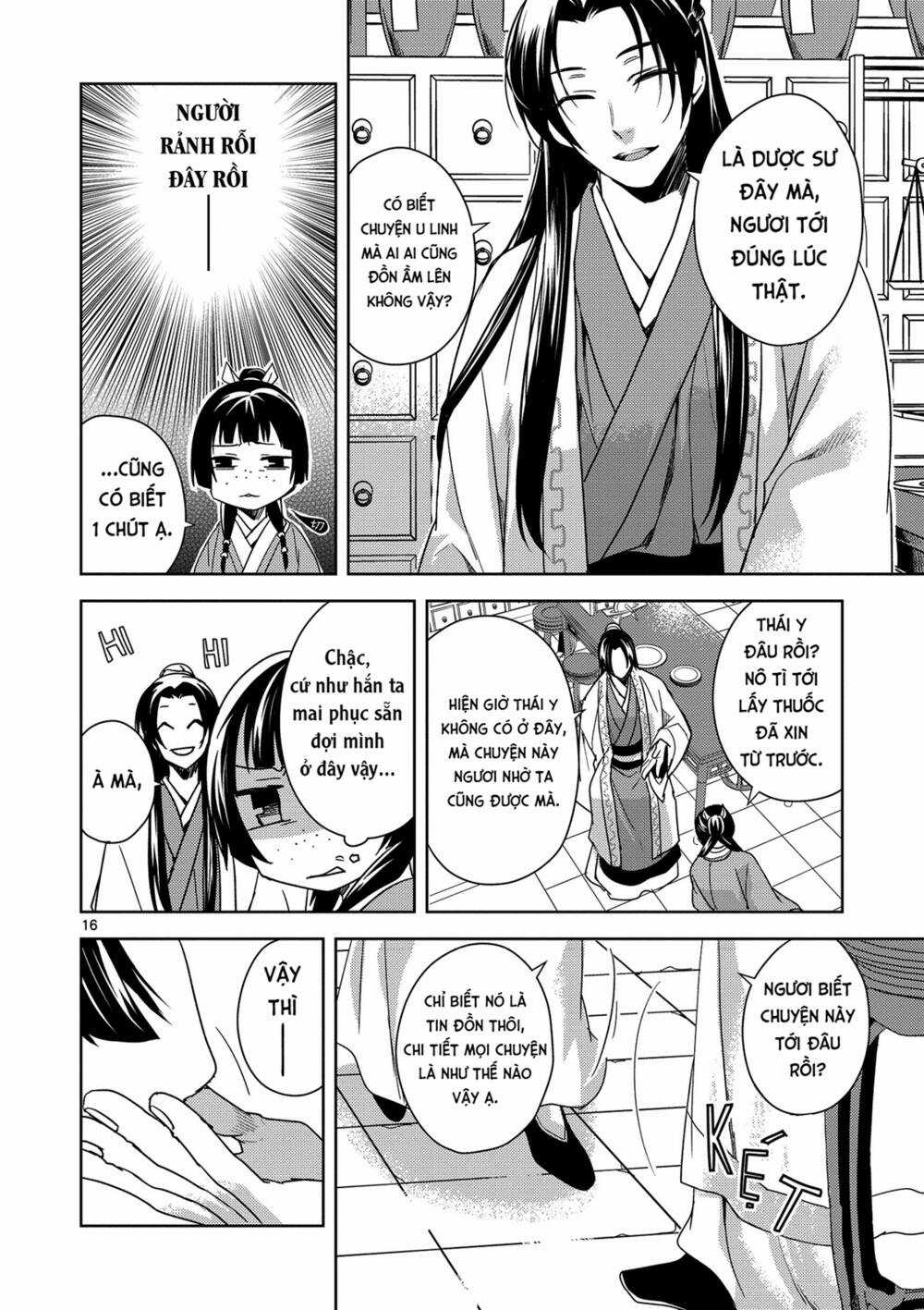 Dược Sư Tự Sự - Nhật Ký Giải Mã Bí Ẩn Chốn Hậu Cung Của Maomao Chapter 3 trang 16
