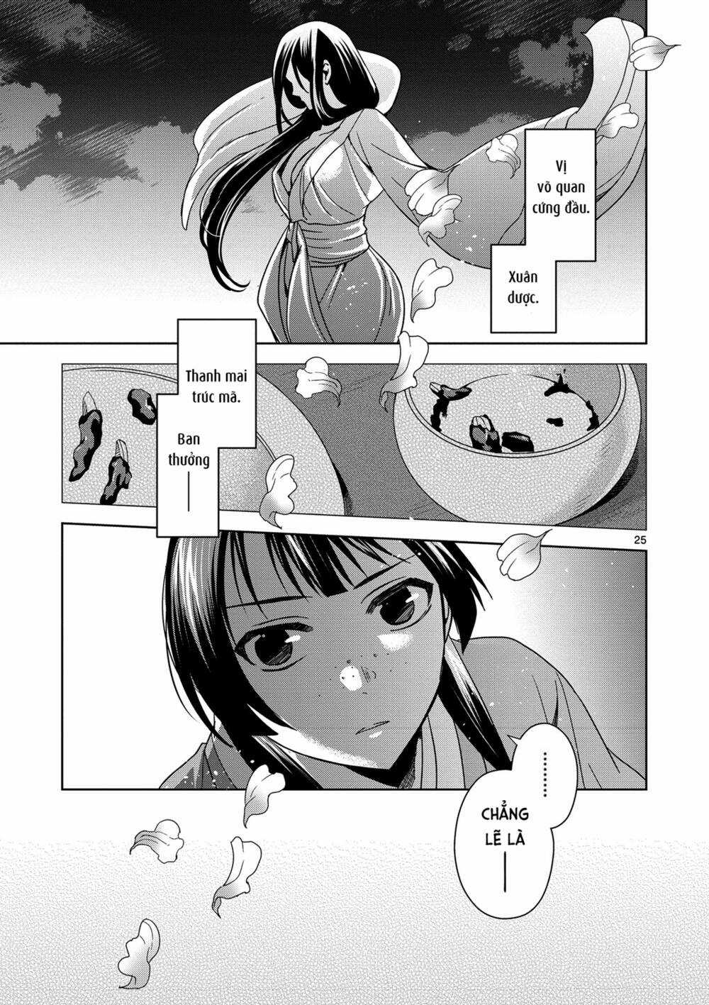 Dược Sư Tự Sự - Nhật Ký Giải Mã Bí Ẩn Chốn Hậu Cung Của Maomao Chapter 3 trang 24