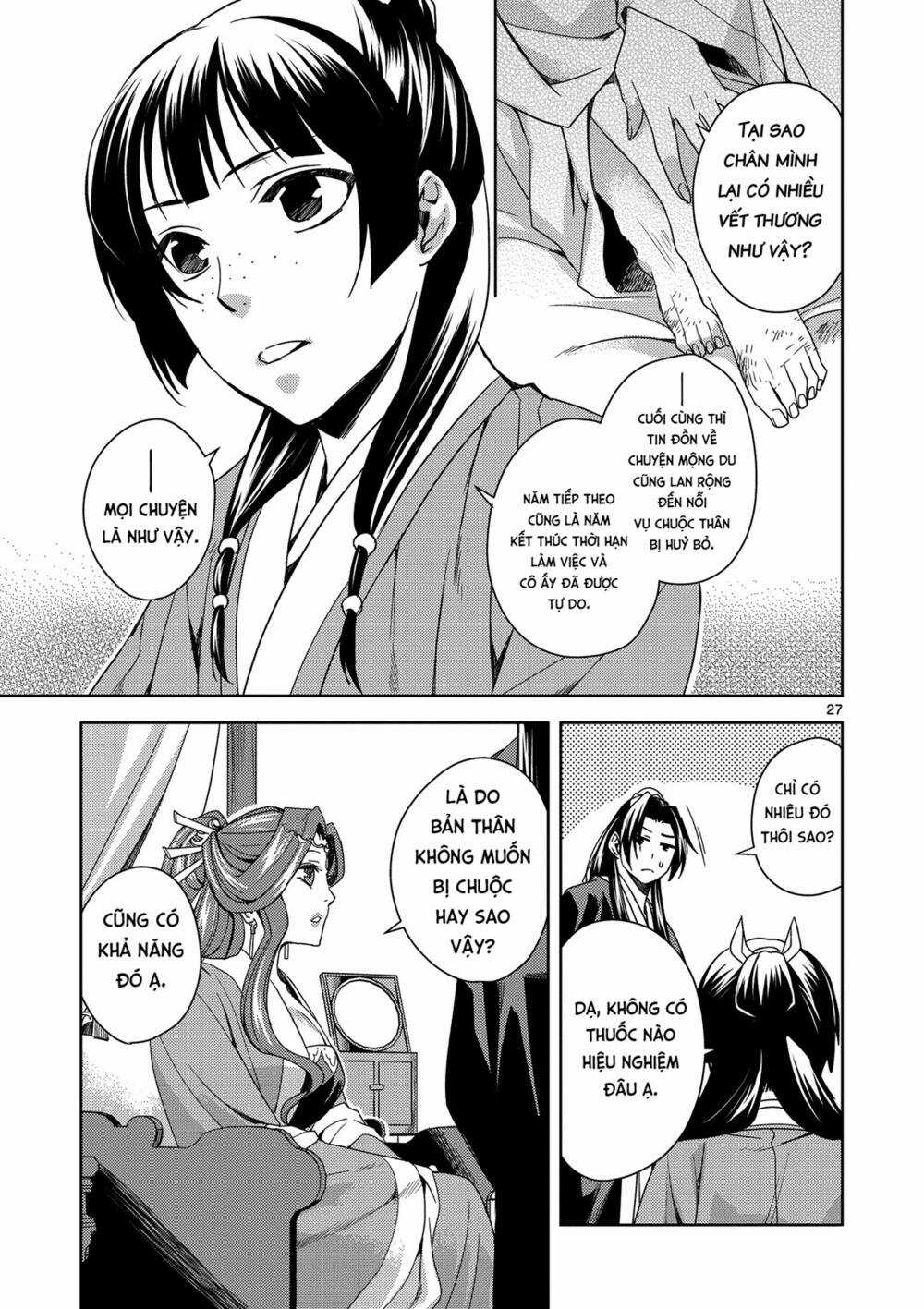 Dược Sư Tự Sự - Nhật Ký Giải Mã Bí Ẩn Chốn Hậu Cung Của Maomao Chapter 3 trang 26