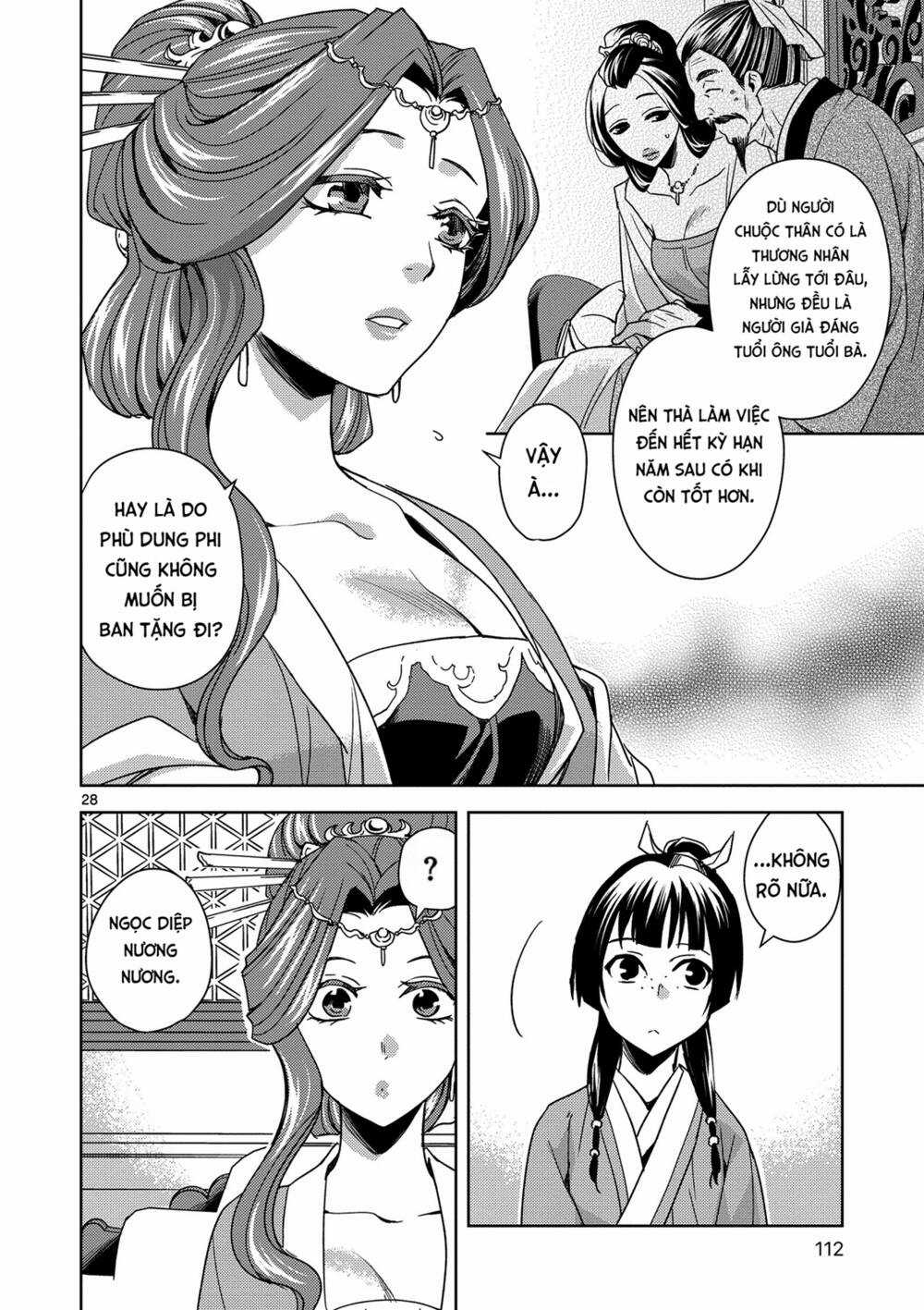 Dược Sư Tự Sự - Nhật Ký Giải Mã Bí Ẩn Chốn Hậu Cung Của Maomao Chapter 3 trang 27