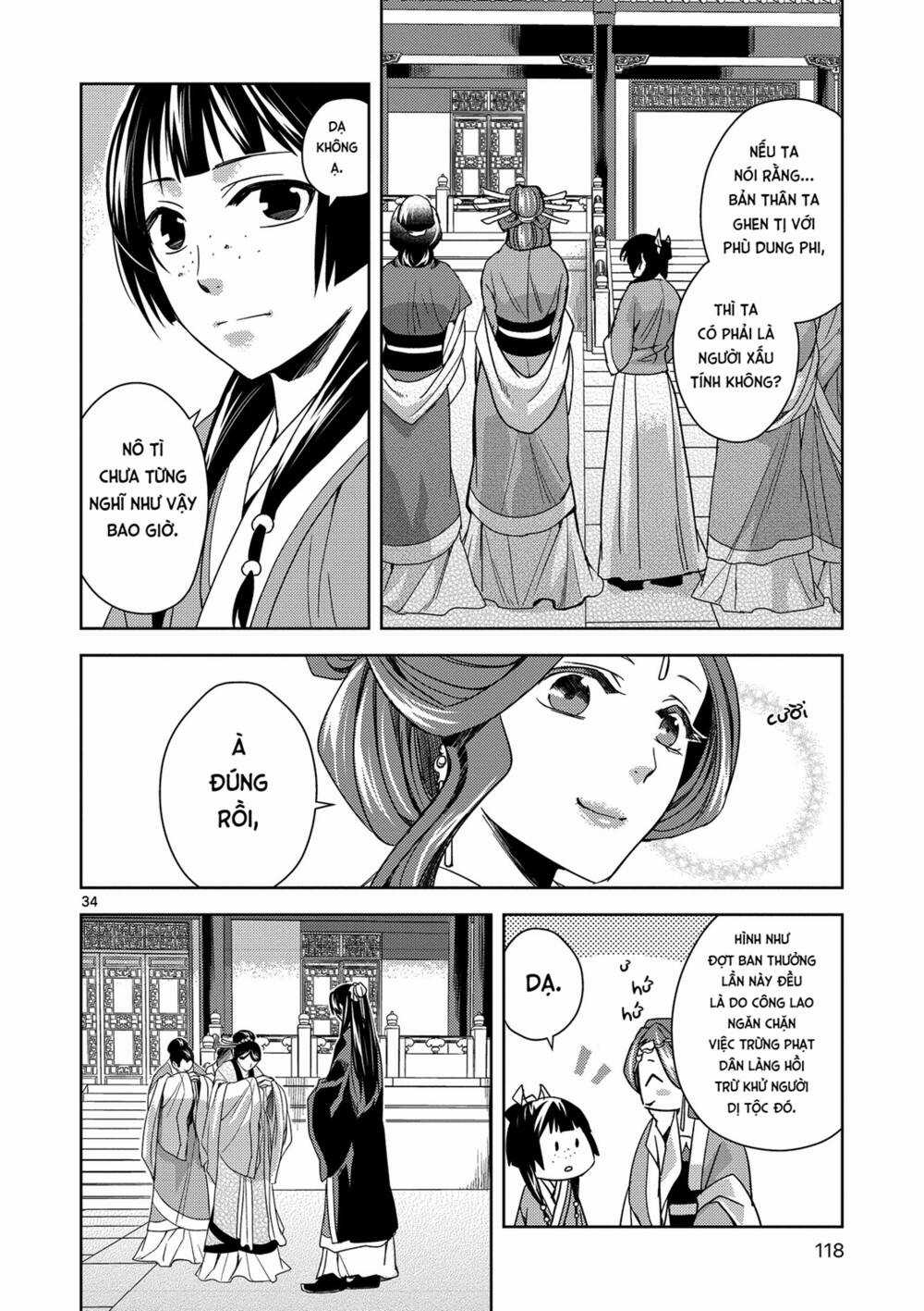 Dược Sư Tự Sự - Nhật Ký Giải Mã Bí Ẩn Chốn Hậu Cung Của Maomao Chapter 3 trang 33