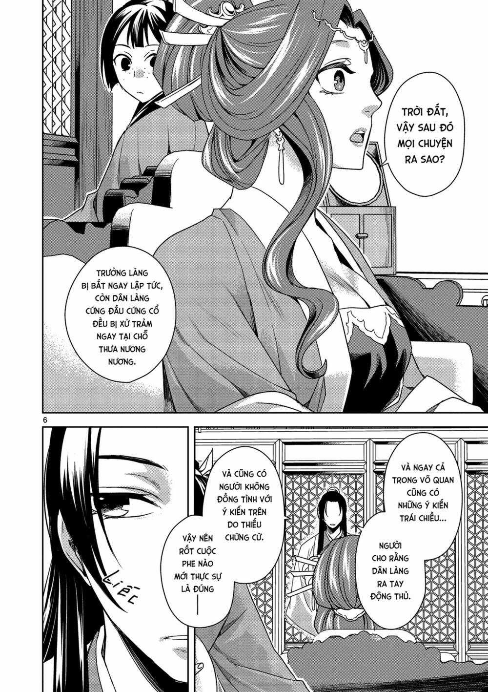Dược Sư Tự Sự - Nhật Ký Giải Mã Bí Ẩn Chốn Hậu Cung Của Maomao Chapter 3 trang 6