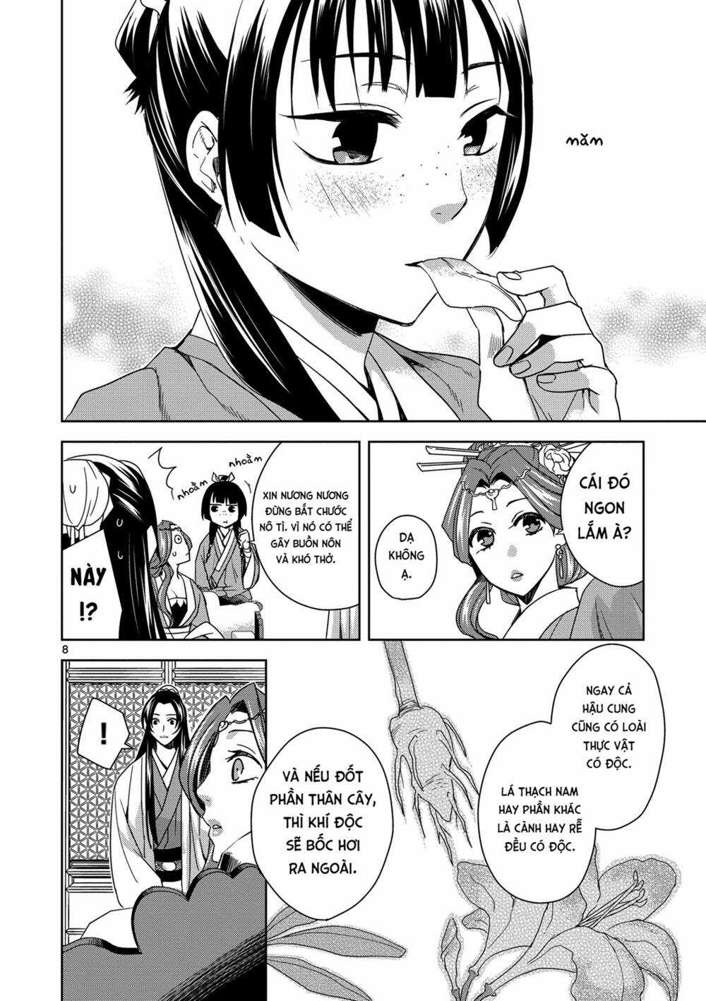 Dược Sư Tự Sự - Nhật Ký Giải Mã Bí Ẩn Chốn Hậu Cung Của Maomao Chapter 3 trang 8