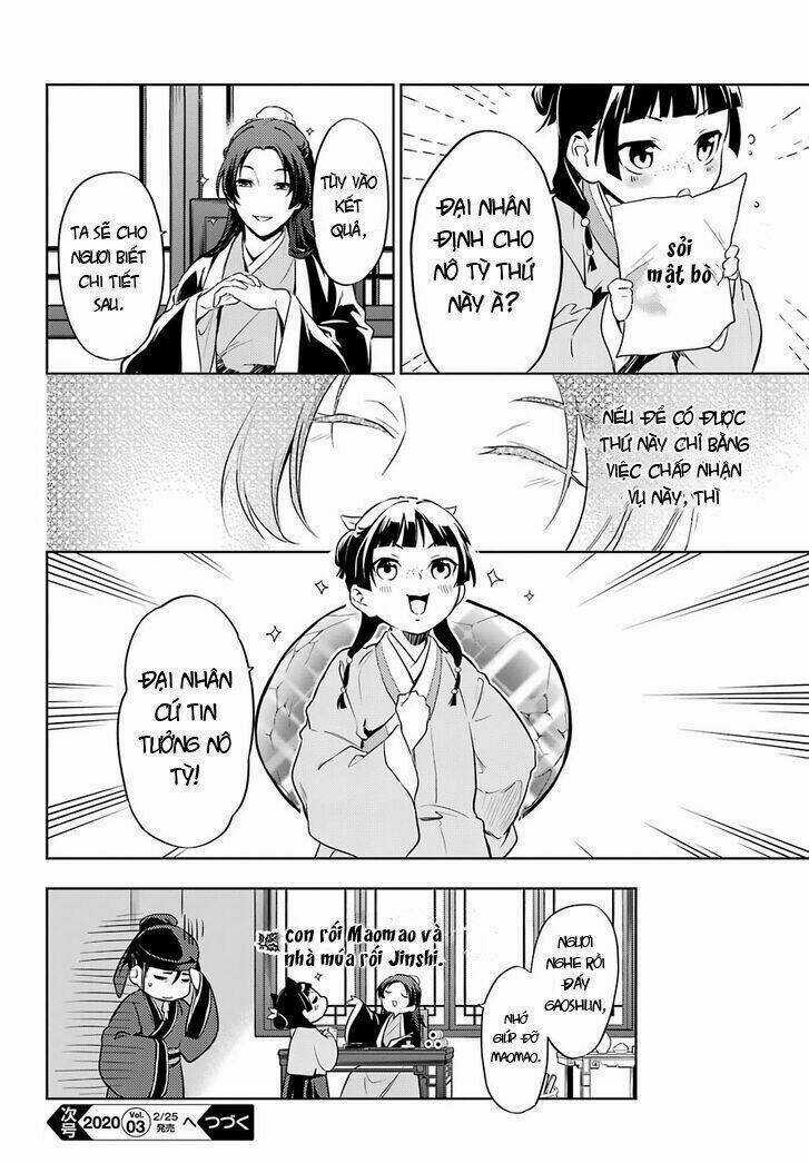 Dược Sư Tự Sự - Nhật Ký Giải Mã Bí Ẩn Chốn Hậu Cung Của Maomao Chapter 33 trang 17