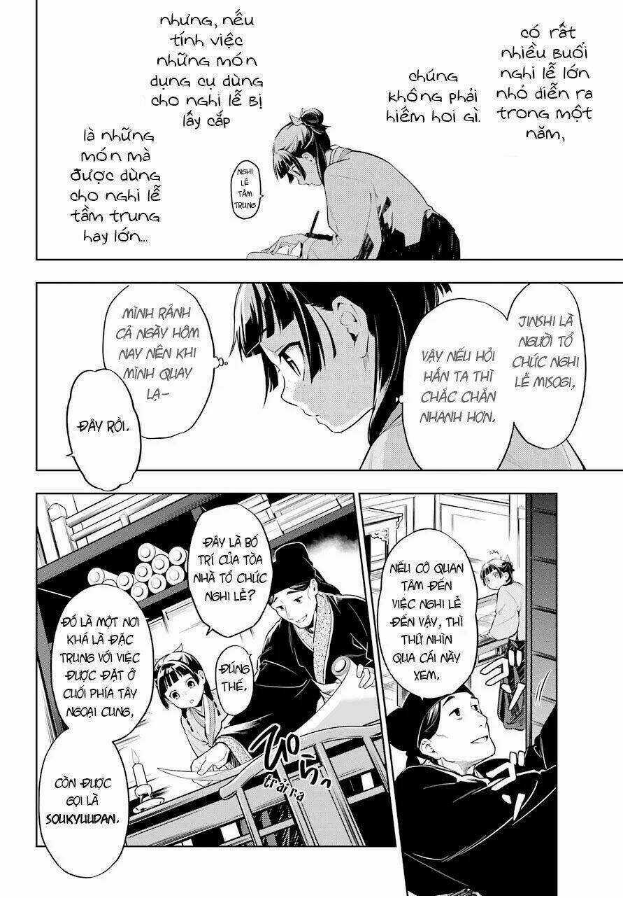 Dược Sư Tự Sự - Nhật Ký Giải Mã Bí Ẩn Chốn Hậu Cung Của Maomao Chapter 34 trang 4