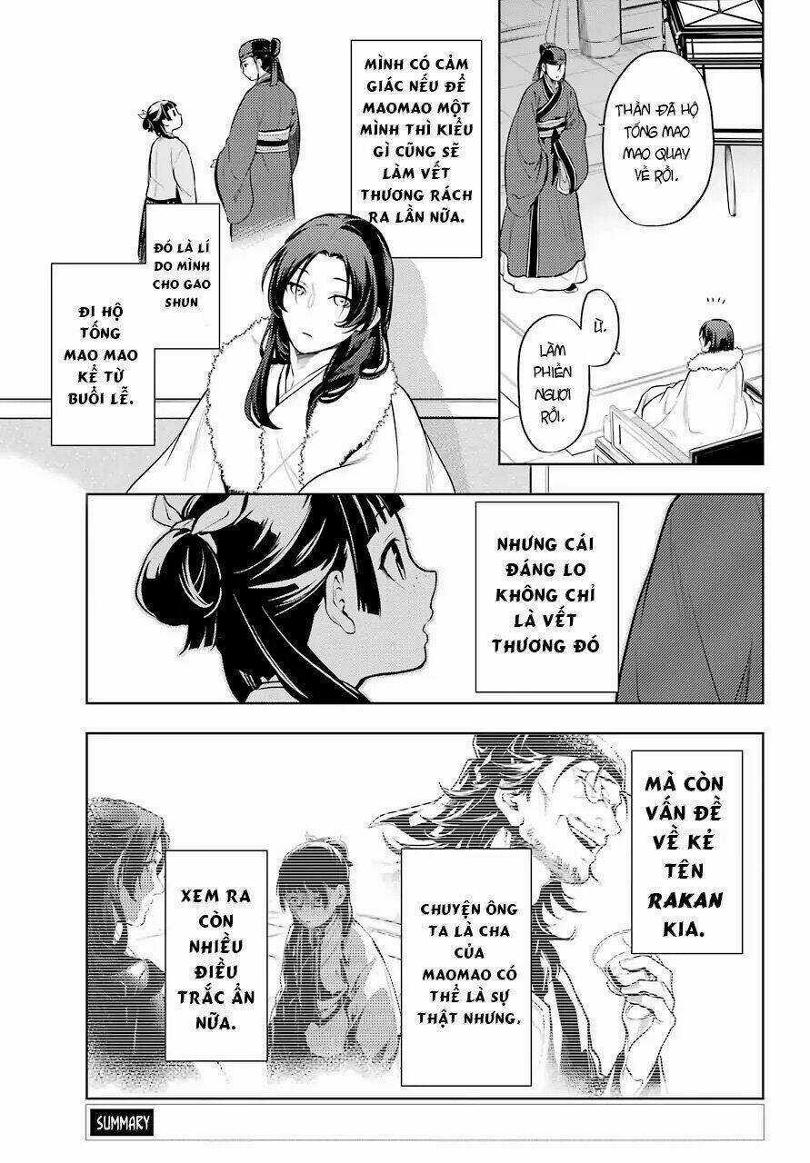 Dược Sư Tự Sự - Nhật Ký Giải Mã Bí Ẩn Chốn Hậu Cung Của Maomao Chapter 36 trang 5