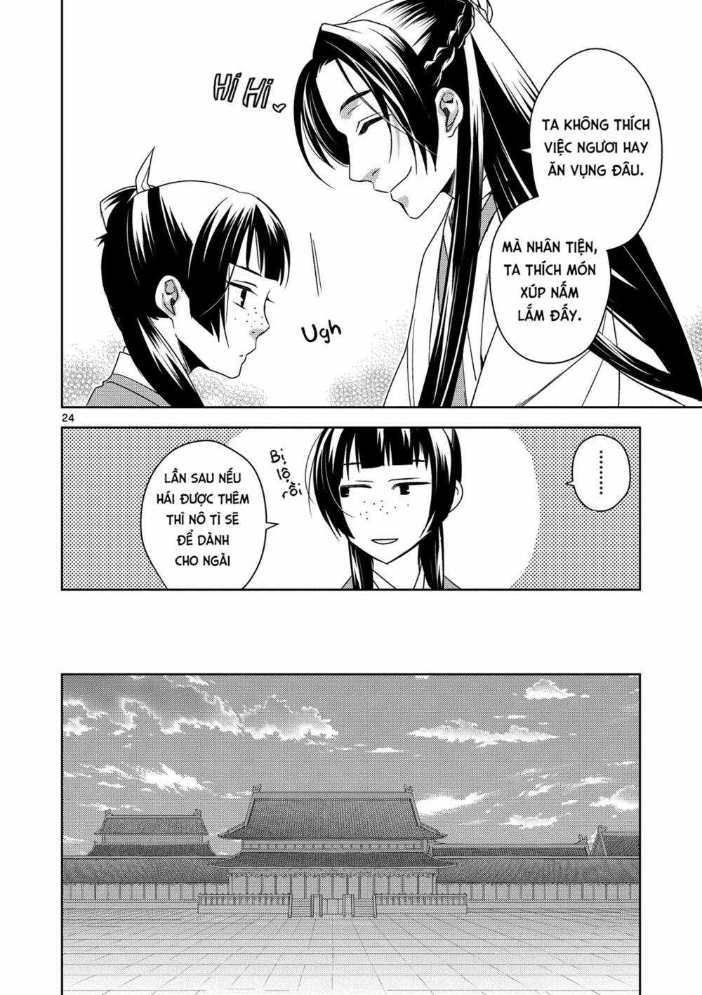 Dược Sư Tự Sự - Nhật Ký Giải Mã Bí Ẩn Chốn Hậu Cung Của Maomao Chapter 4 trang 23