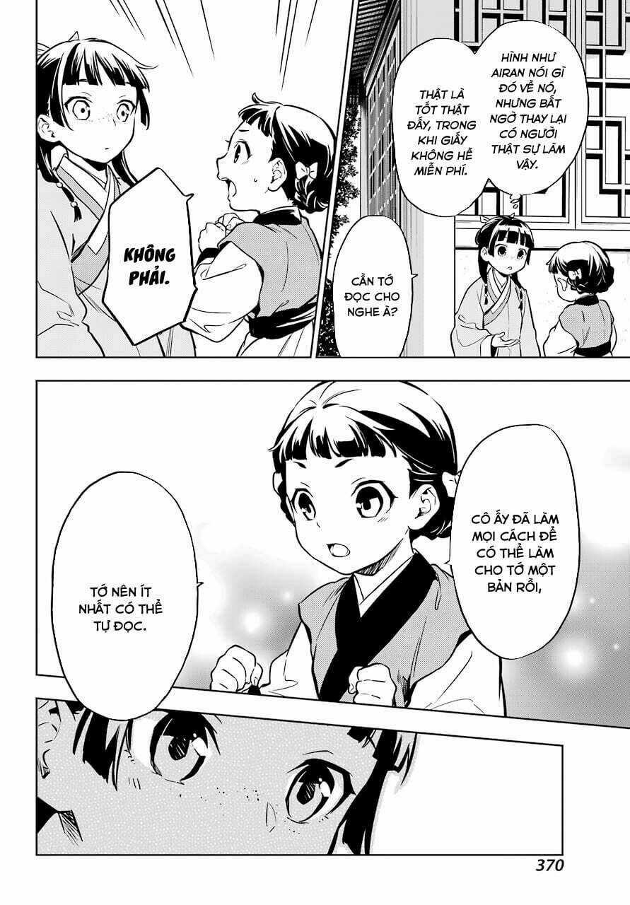 Dược Sư Tự Sự - Nhật Ký Giải Mã Bí Ẩn Chốn Hậu Cung Của Maomao Chapter 41 trang 26