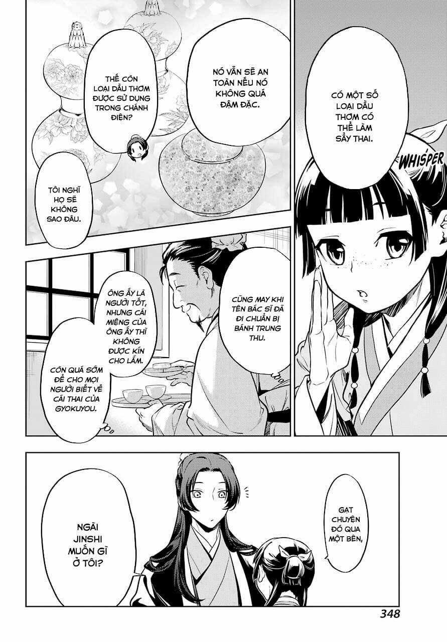 Dược Sư Tự Sự - Nhật Ký Giải Mã Bí Ẩn Chốn Hậu Cung Của Maomao Chapter 41 trang 4