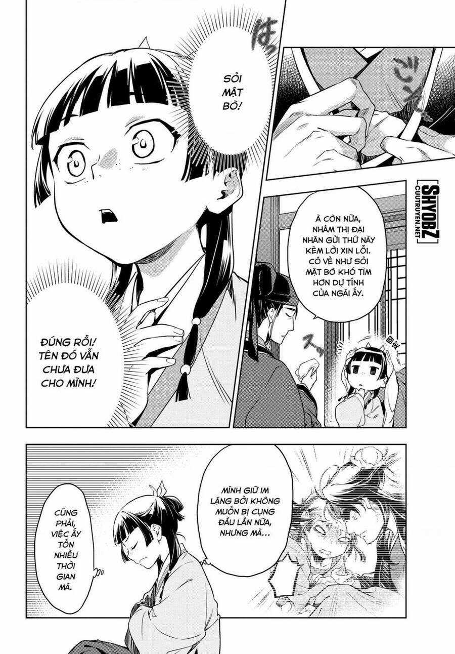 Dược Sư Tự Sự - Nhật Ký Giải Mã Bí Ẩn Chốn Hậu Cung Của Maomao Chapter 46 trang 16