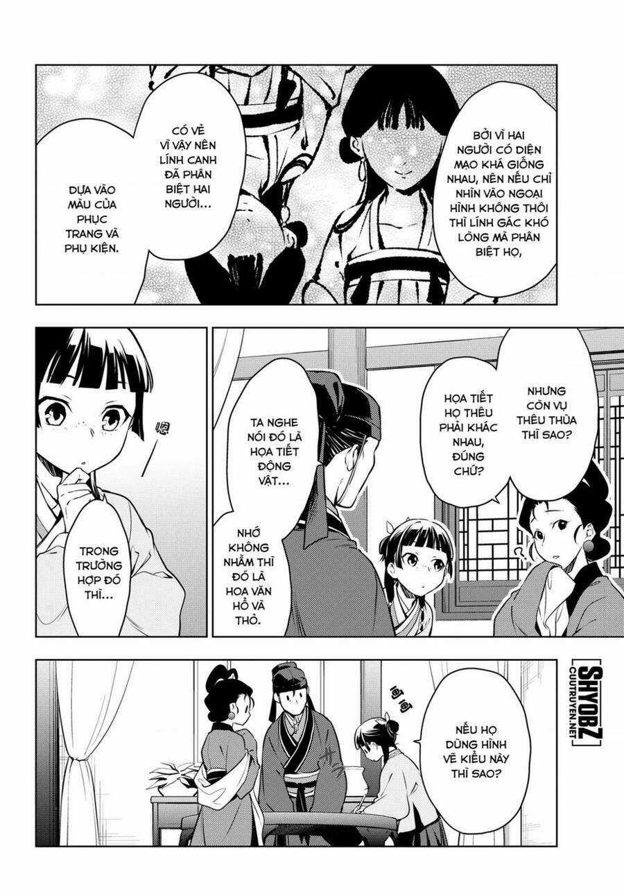 Dược Sư Tự Sự - Nhật Ký Giải Mã Bí Ẩn Chốn Hậu Cung Của Maomao Chapter 46 trang 24