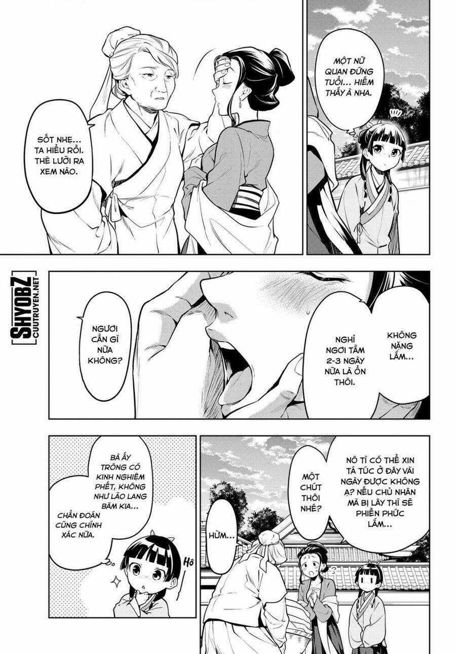 Dược Sư Tự Sự - Nhật Ký Giải Mã Bí Ẩn Chốn Hậu Cung Của Maomao Chapter 49 trang 17