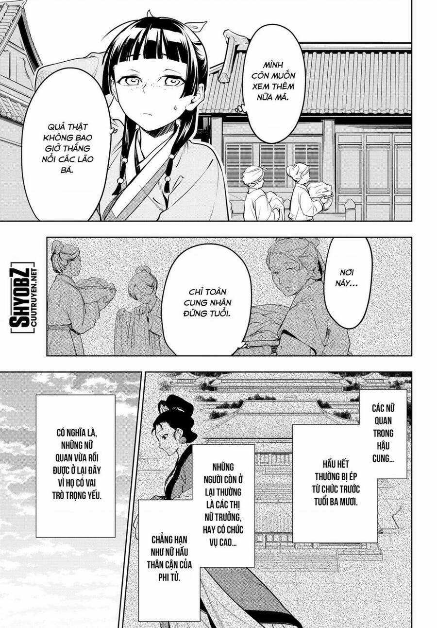 Dược Sư Tự Sự - Nhật Ký Giải Mã Bí Ẩn Chốn Hậu Cung Của Maomao Chapter 49 trang 21