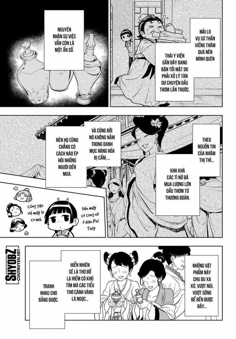 Dược Sư Tự Sự - Nhật Ký Giải Mã Bí Ẩn Chốn Hậu Cung Của Maomao Chapter 49 trang 3