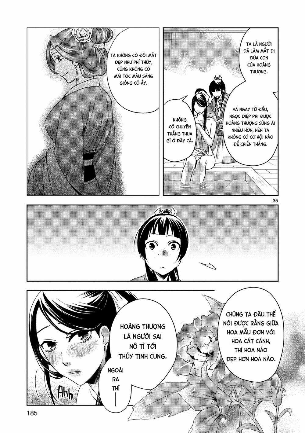 Dược Sư Tự Sự - Nhật Ký Giải Mã Bí Ẩn Chốn Hậu Cung Của Maomao Chapter 5 trang 33