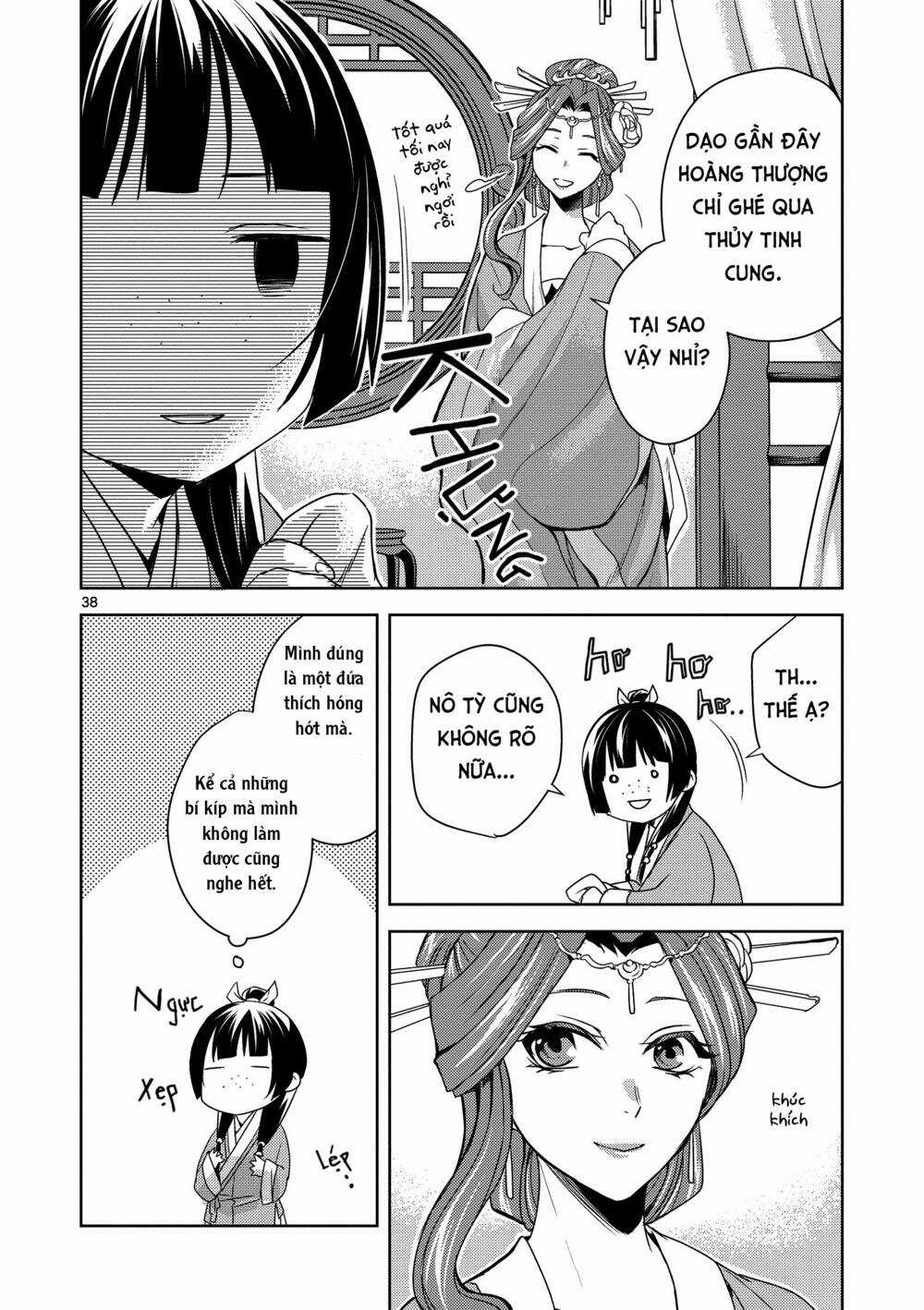 Dược Sư Tự Sự - Nhật Ký Giải Mã Bí Ẩn Chốn Hậu Cung Của Maomao Chapter 5 trang 36