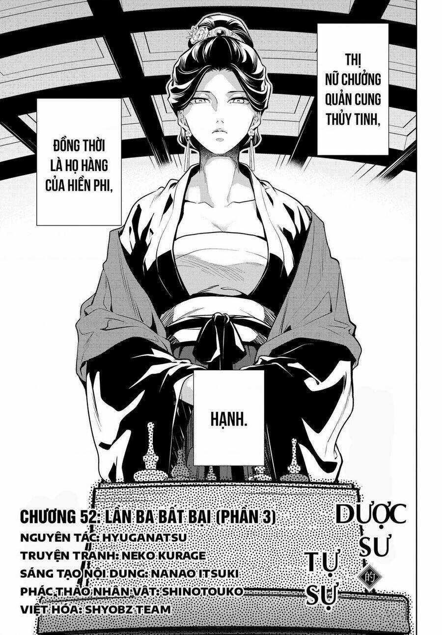 Dược Sư Tự Sự - Nhật Ký Giải Mã Bí Ẩn Chốn Hậu Cung Của Maomao Chapter 52 trang 2