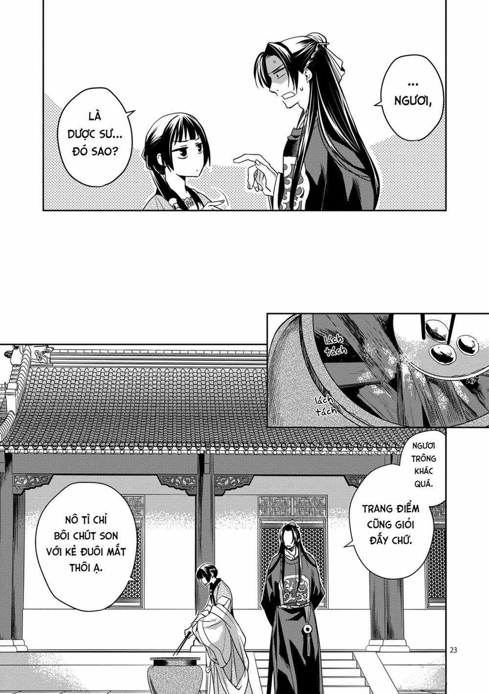 Dược Sư Tự Sự - Nhật Ký Giải Mã Bí Ẩn Chốn Hậu Cung Của Maomao Chapter 6 trang 21