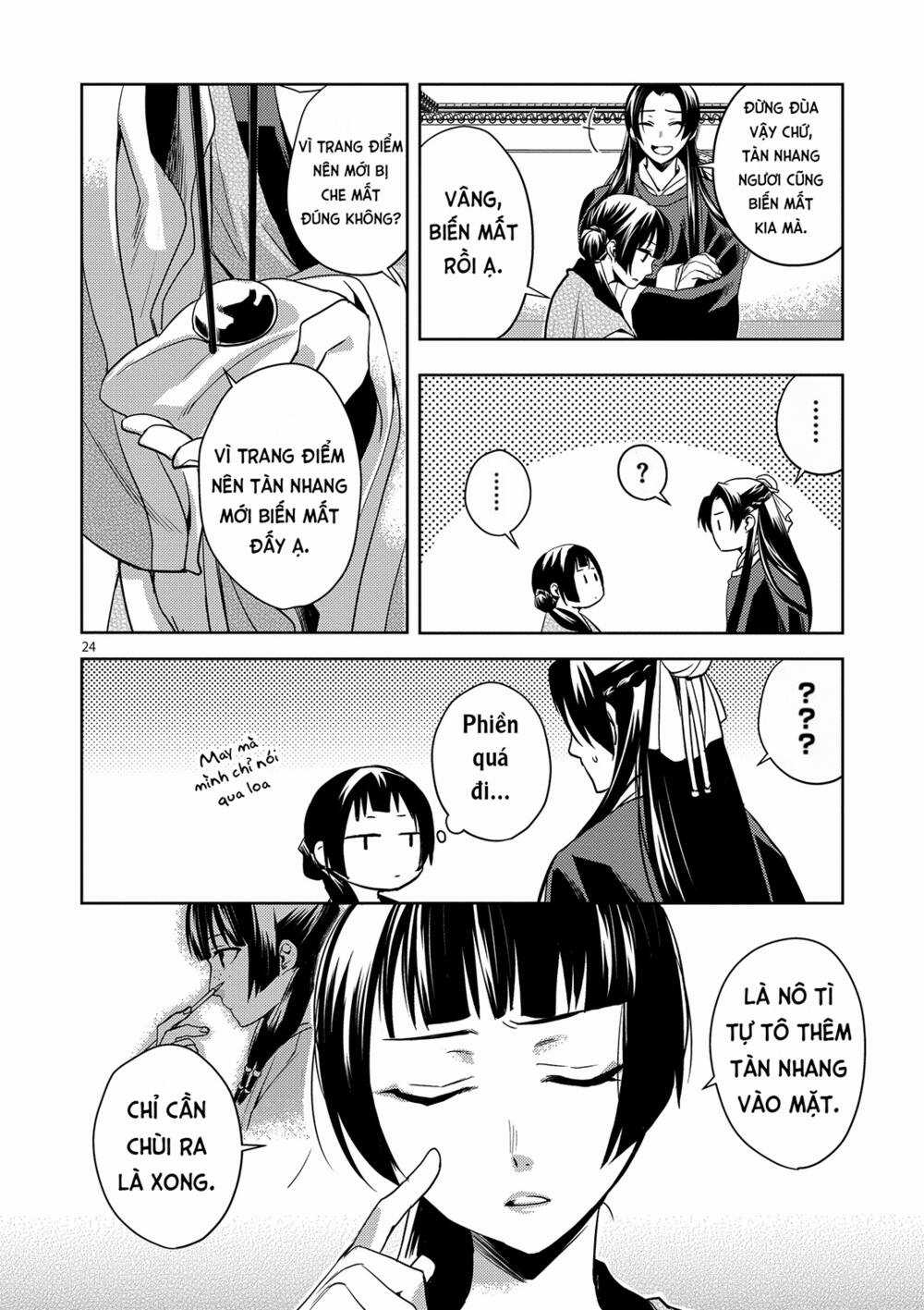 Dược Sư Tự Sự - Nhật Ký Giải Mã Bí Ẩn Chốn Hậu Cung Của Maomao Chapter 6 trang 22