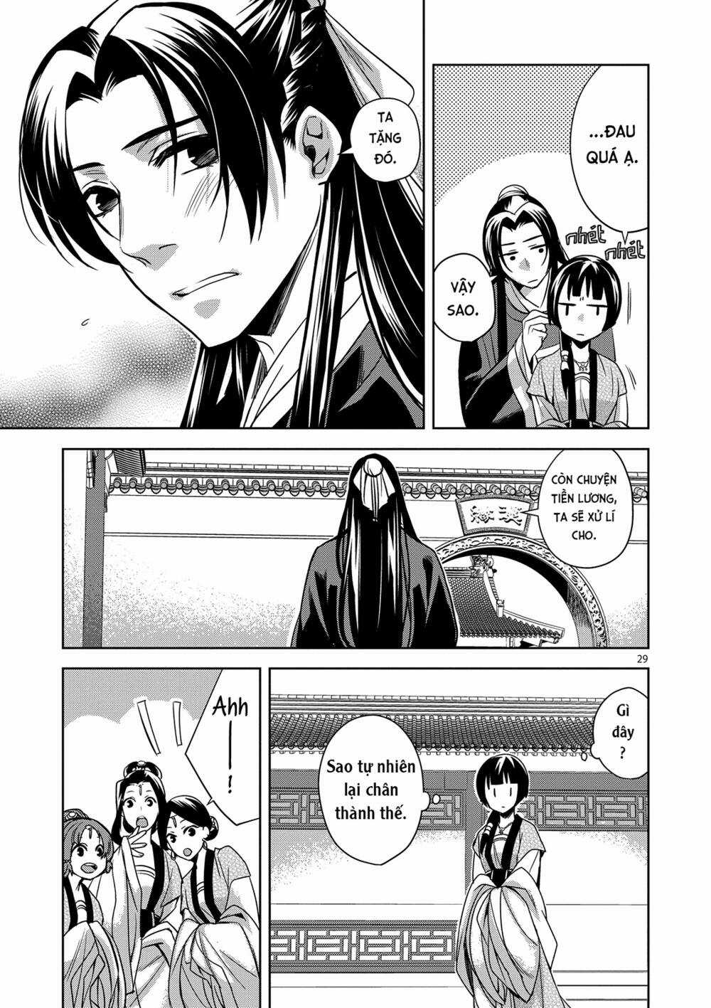 Dược Sư Tự Sự - Nhật Ký Giải Mã Bí Ẩn Chốn Hậu Cung Của Maomao Chapter 6 trang 27