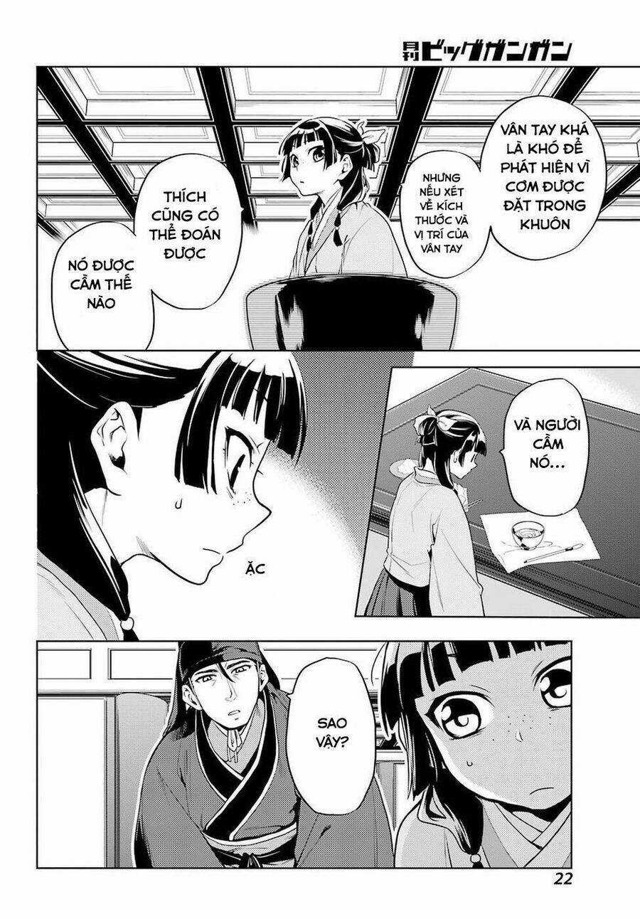 Dược Sư Tự Sự - Nhật Ký Giải Mã Bí Ẩn Chốn Hậu Cung Của Maomao Chapter 9 trang 15