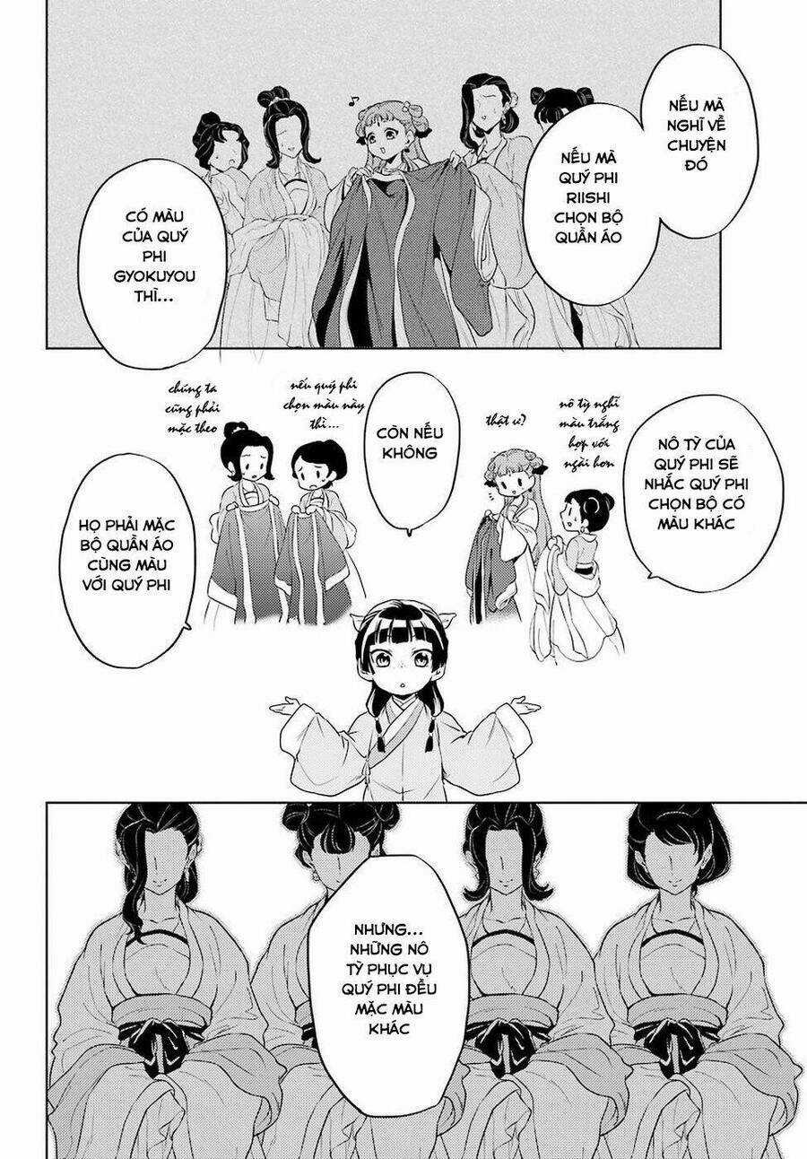 Dược Sư Tự Sự - Nhật Ký Giải Mã Bí Ẩn Chốn Hậu Cung Của Maomao Chapter 9 trang 21