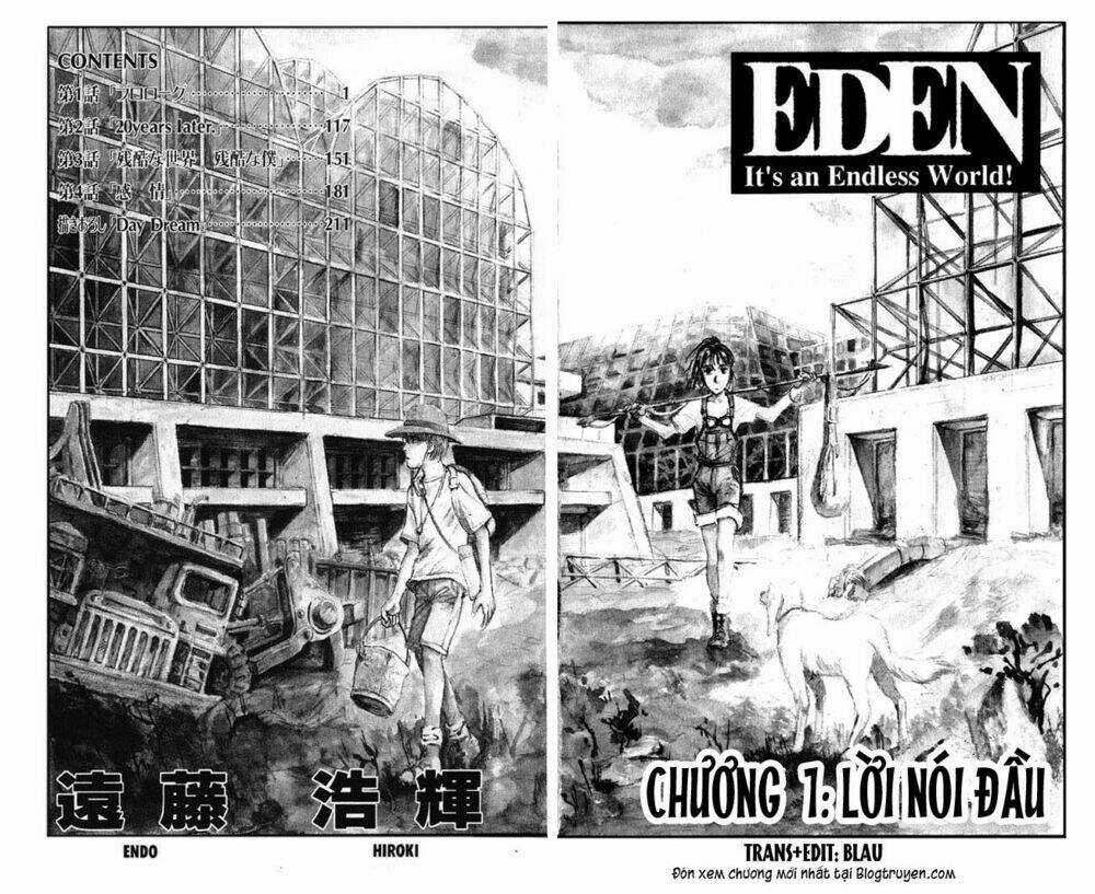 Eden - It's An Endless World Chapter 1 trang 2