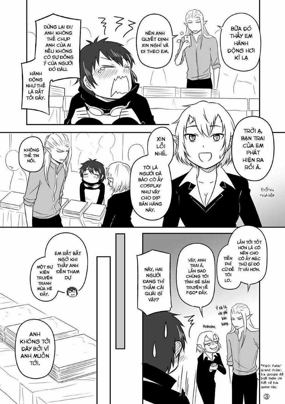 Elf Boyfriend & Boyish Girlfriend Chapter 6 trang 2