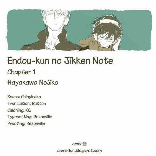 Endou-Kun No Jikken Note Chapter 1 trang 1
