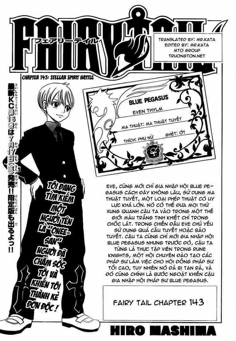 Fairy Tail Chapter 143 trang 0