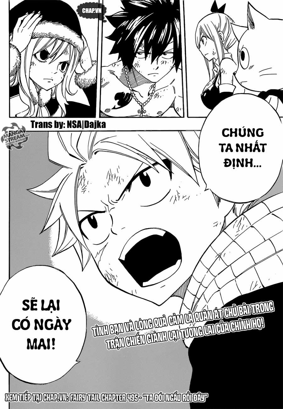 Fairy Tail Chapter 494 trang 18