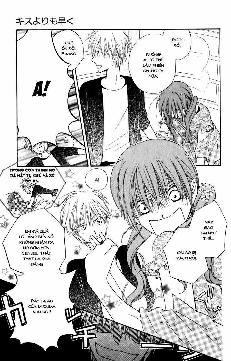 Faster Than A Kiss - Kiss Yori Mo Hayaku Chapter 37 trang 4
