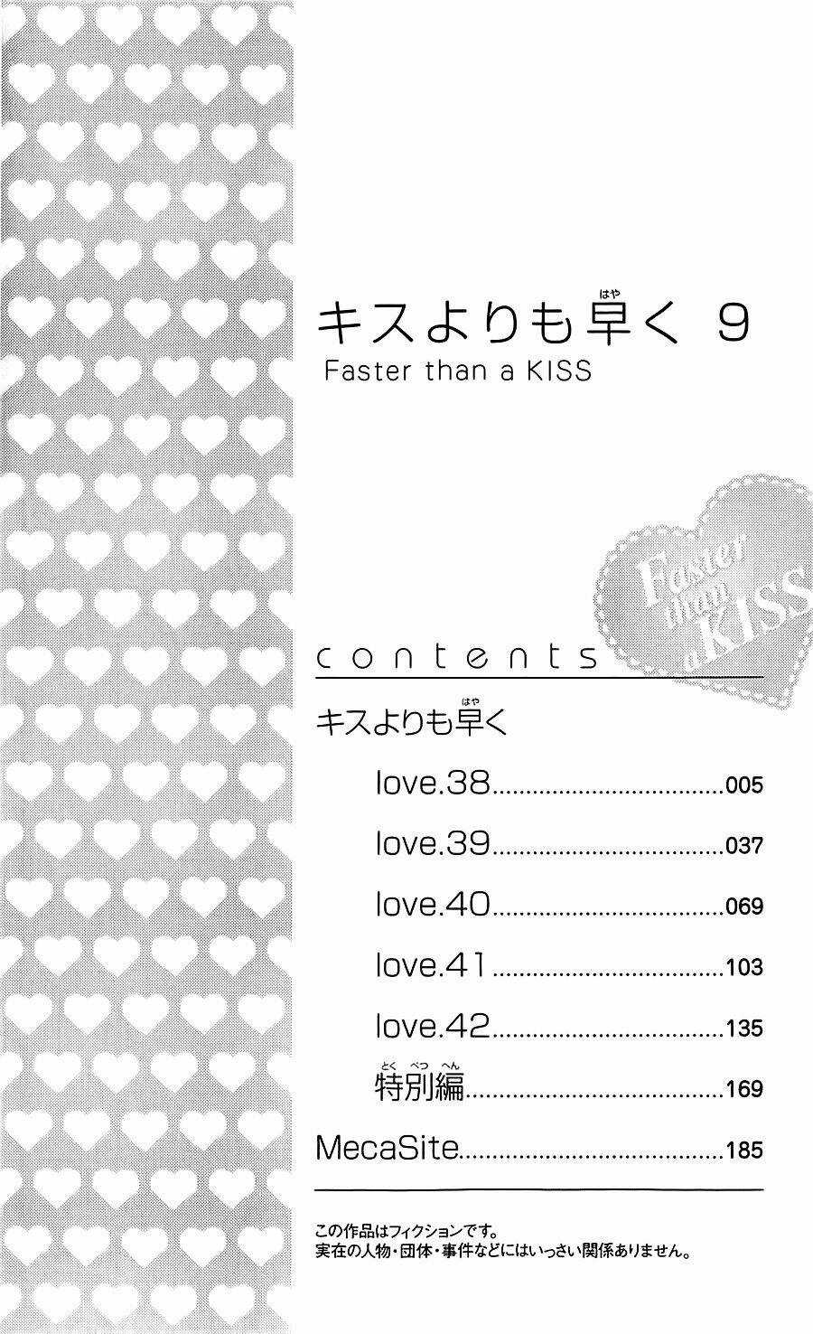 Faster Than A Kiss - Kiss Yori Mo Hayaku Chapter 38 trang 3