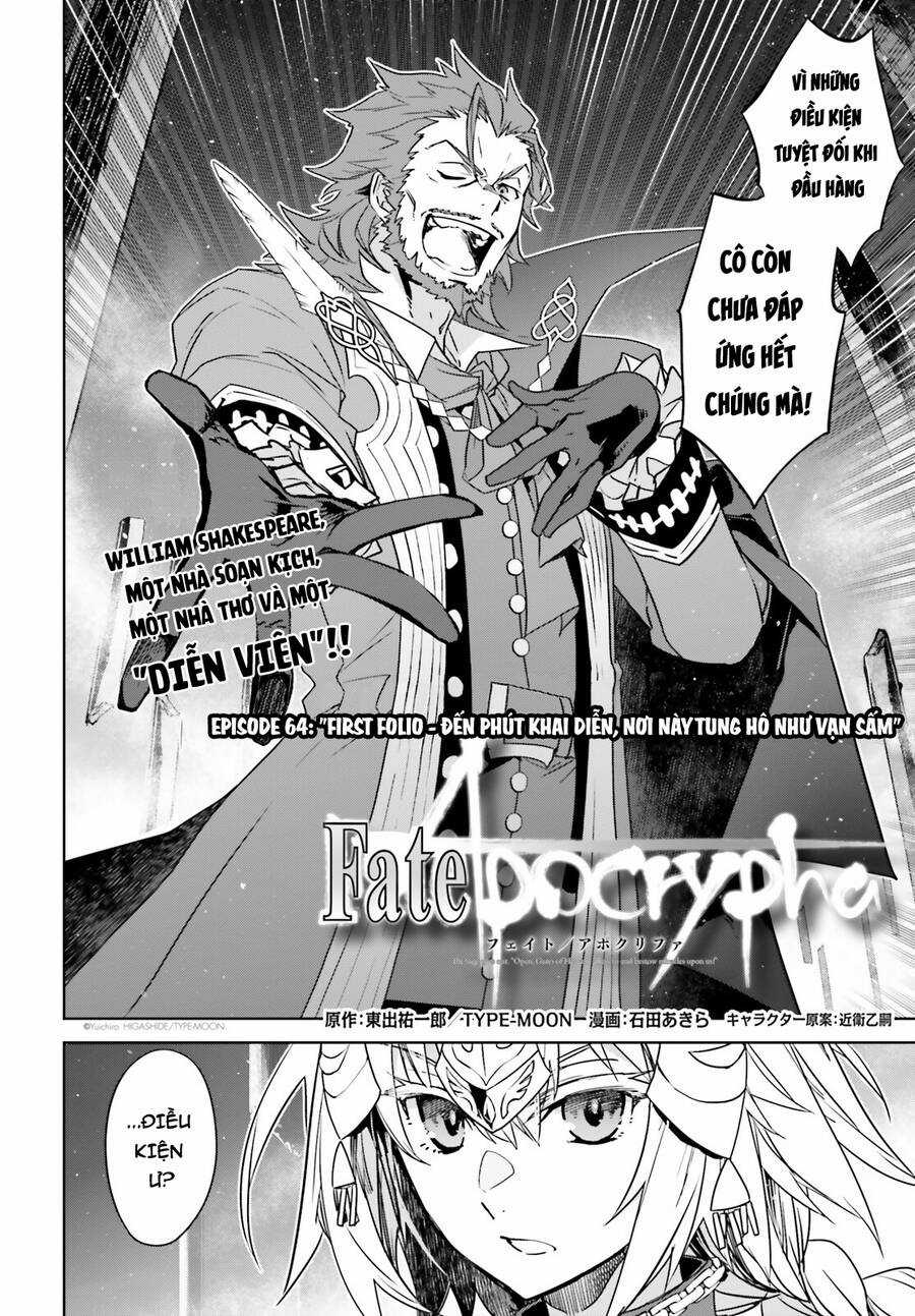 Fate/apocrypha Chapter 64 trang 2