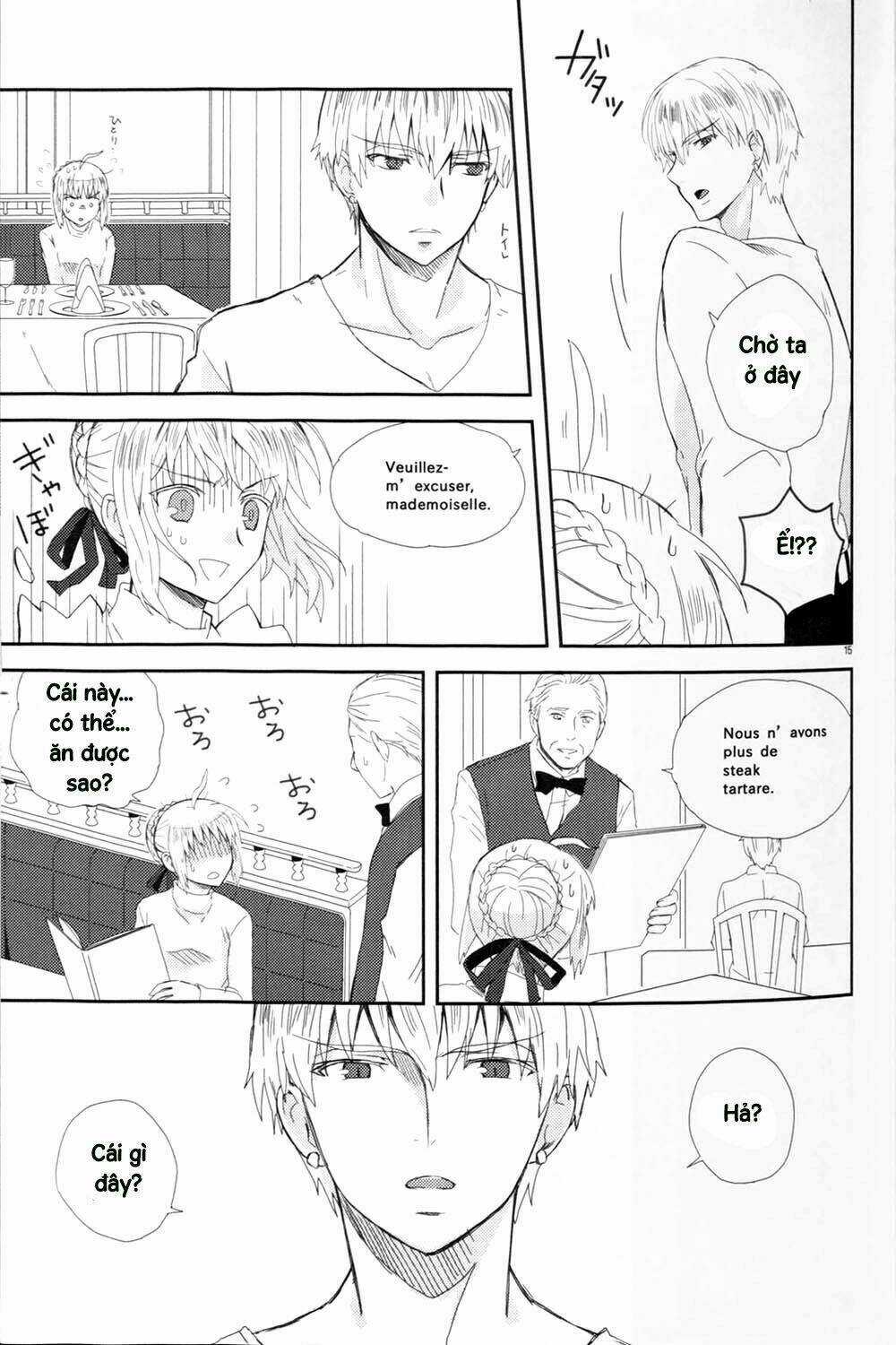 Fate Doujinshi - St. Germain Des Pres France Trip Chapter 1 trang 12