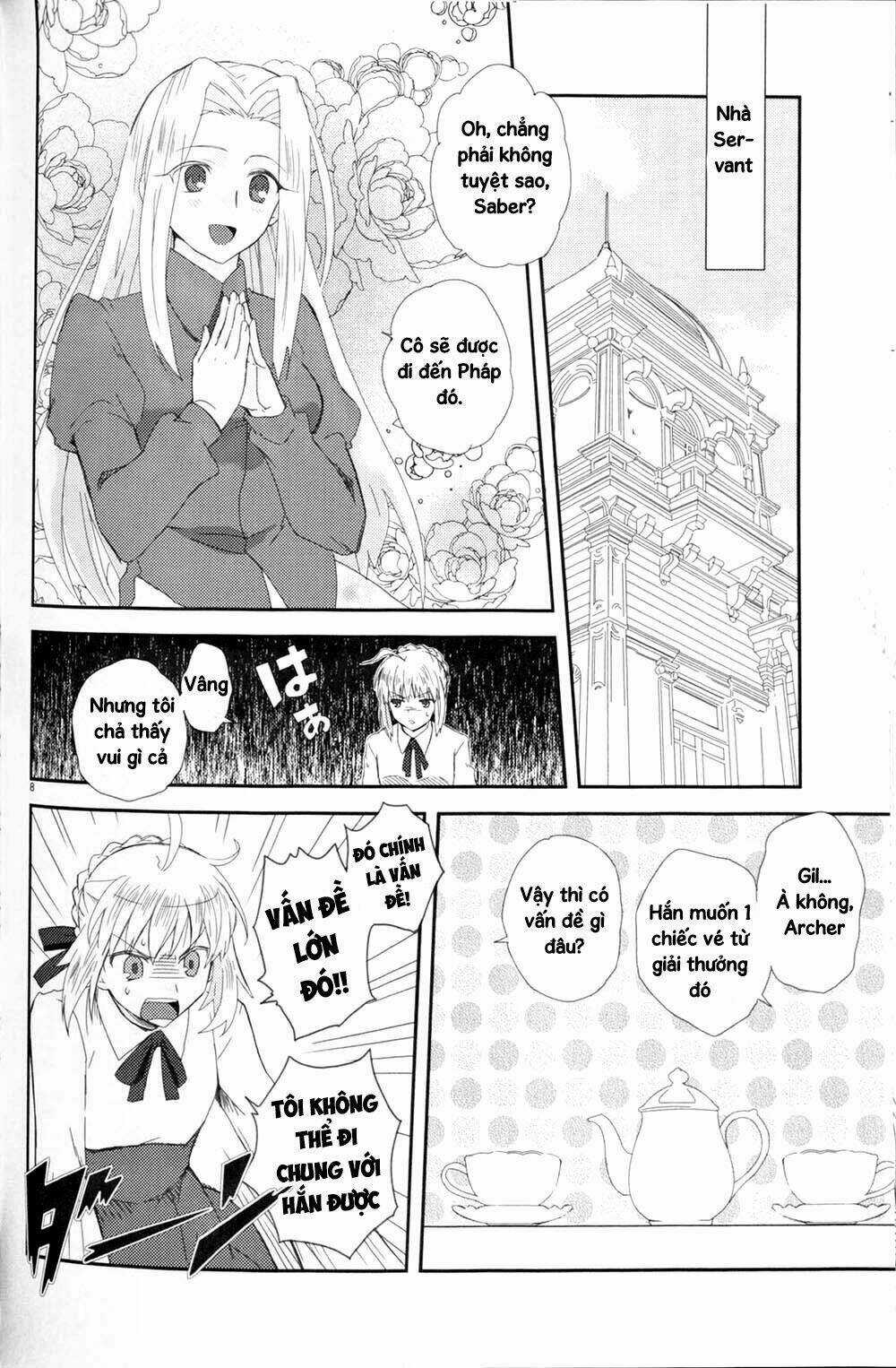 Fate Doujinshi - St. Germain Des Pres France Trip Chapter 1 trang 6