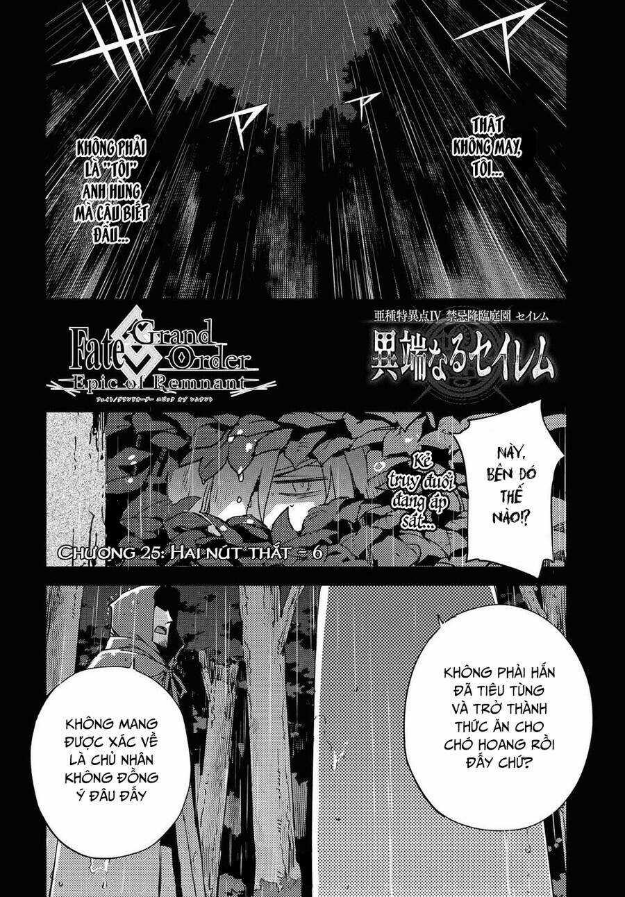 Fate/grand Order: Epic Of Remnant - Salem Chapter 25 trang 2