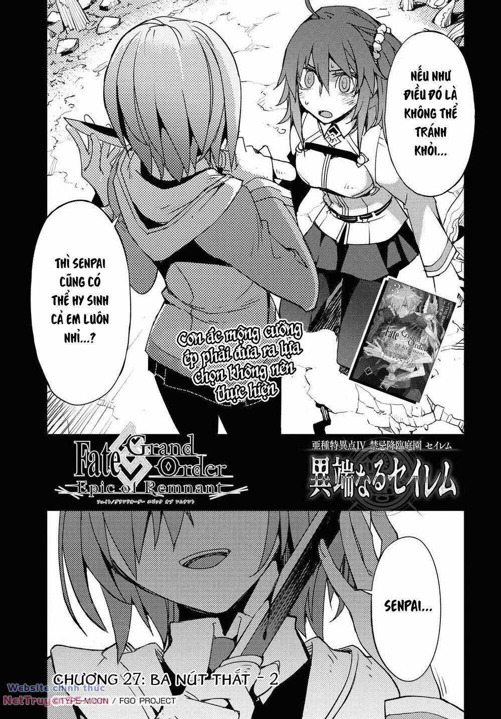 Fate/grand Order: Epic Of Remnant - Salem Chapter 27 trang 1