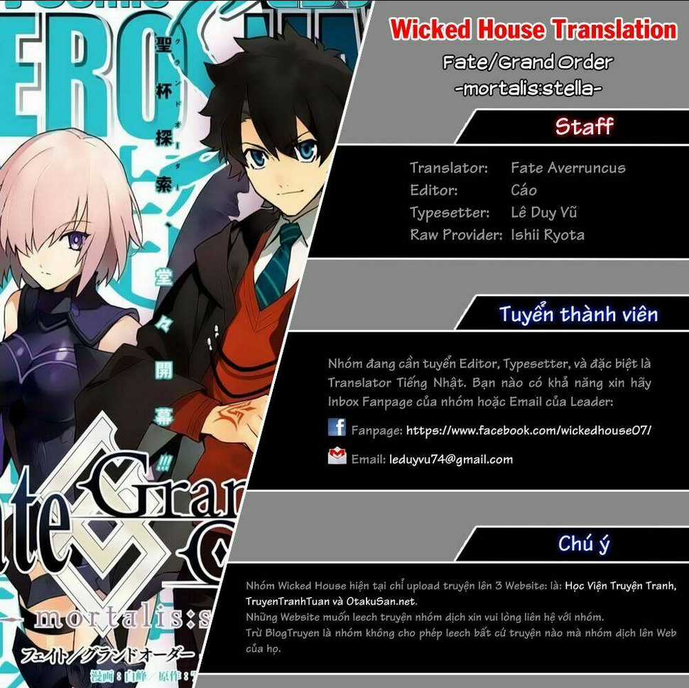 Fate/Grand Order-Mortalis:stella Chapter 5 trang 0