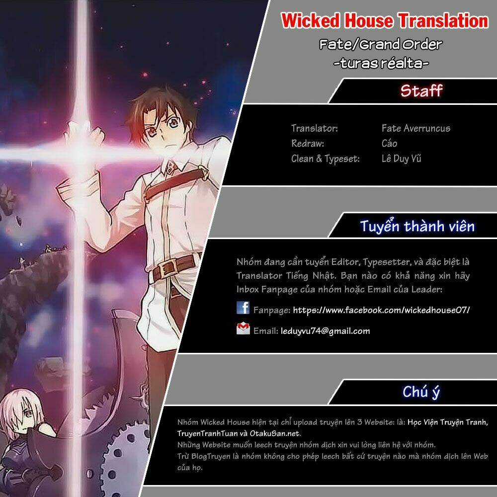Fate/grand Order - Turas Realta Chapter 8 trang 1