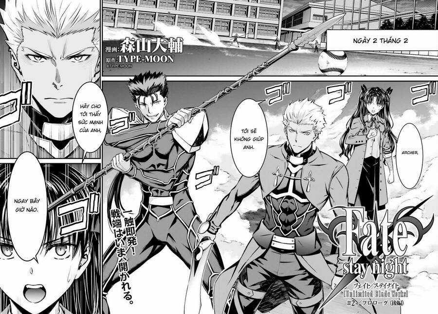Fate/Stay Night: Unlimited Blade Works Chapter 2 trang 4