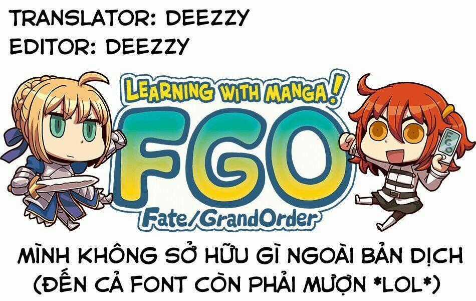 FGO Learn More with Manga! Chapter 11 trang 1