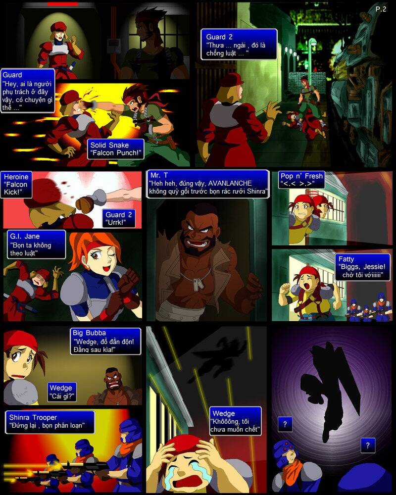 Final Fantasy VII comic Chapter 1 trang 2
