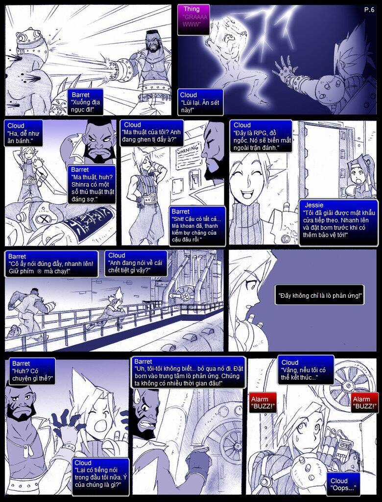 Final Fantasy VII comic Chapter 1 trang 6